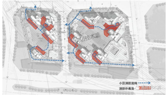 高層住宅消防登高面與疏散路線設計